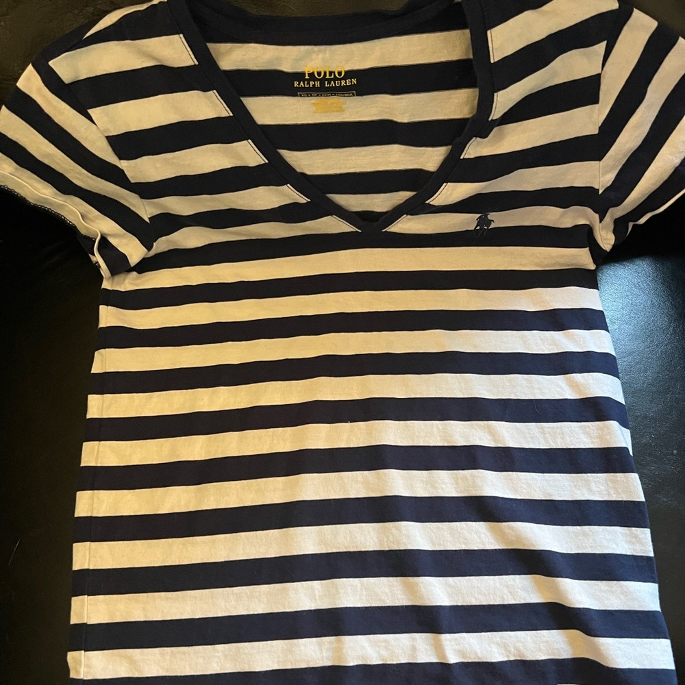 GIRLS POLO RALPH LAUREN STRIPED T-SHIRT